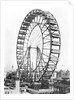 The ferris wheel at the World's Columbian Exposition of 1893 in Chicago by American Photographer