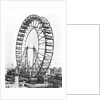 The ferris wheel at the World's Columbian Exposition of 1893 in Chicago by American Photographer