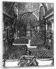 Funeral of Marie-Louise d'Orleans Queen of Spain, at the church St. Paul St. Louis, Paris by Jean II Berain