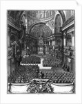 Funeral of Marie-Louise d'Orleans Queen of Spain, at the church St. Paul St. Louis, Paris by Jean II Berain