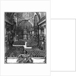 Funeral of Marie-Louise d'Orleans Queen of Spain, at the church St. Paul St. Louis, Paris by Jean II Berain