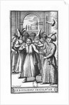 Illustration from 'Le Bourgeois Gentilhomme' by Moliere engraved by Jean Sauve by Pierre Brissart