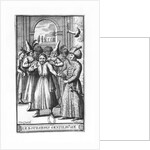 Illustration from 'Le Bourgeois Gentilhomme' by Moliere engraved by Jean Sauve by Pierre Brissart