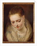 Portrait presumed to be Helene Fourment by Peter Paul (attr. to) Rubens
