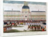 Parade in the Courtyard of the Palais des Tuileries in the Presence of the Emperor by Thomas (after) Naudet