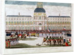 Parade in the Courtyard of the Palais des Tuileries in the Presence of the Emperor by Thomas (after) Naudet