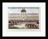 Parade in the Courtyard of the Palais des Tuileries in the Presence of the Emperor by Thomas (after) Naudet