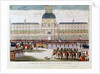 Parade in the Courtyard of the Palais des Tuileries in the Presence of the Emperor by Thomas (after) Naudet