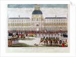 Parade in the Courtyard of the Palais des Tuileries in the Presence of the Emperor by Thomas (after) Naudet