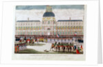 Parade in the Courtyard of the Palais des Tuileries in the Presence of the Emperor by Thomas (after) Naudet
