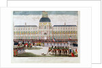Parade in the Courtyard of the Palais des Tuileries in the Presence of the Emperor by Thomas (after) Naudet