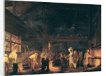 Interior of a Forge, 1771 by Jean Baptiste Bernard Coclers