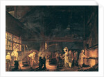 Interior of a Forge, 1771 by Jean Baptiste Bernard Coclers