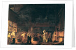 Interior of a Forge, 1771 by Jean Baptiste Bernard Coclers