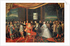 Meeting between Louis XIV and Philippe IV at Isle des Faisans, 7th November 1659 by Jacques Laumosnier