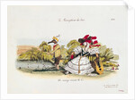 Marriage by the Book, caricature from 'Les Metamorphoses du Jour' series by Grandville