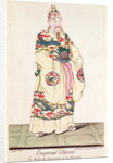 Chinese Emperor in Ceremonial Costume by Pierre Giffart