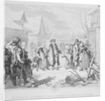 Louis XVI Distributing Alms to the Peasants in 1788 by Louis Hersent