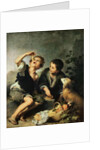 Children Eating a Pie, 1670-75 by Bartolome Esteban Murillo
