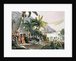 Meeting between the Expedition Party of Otto von Kotzebue and King Kamehameha I Ovayhi Island by Ludwig Choris