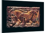 Ordos style plaque, 3rd-2nd century BC by School Chinese