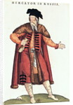 A Russian Merchant by French School