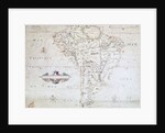 Map of South America by French School