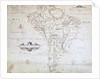 Map of South America by French School