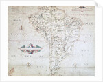 Map of South America by French School