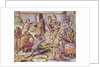 Dismembering and cooking an enemy by Theodor de Bry