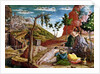The Agony in the Garden, left hand predella panel from the Altarpiece of St. Zeno of Verona, 1456-60 by Andrea Mantegna