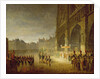 Blessing of the Flags in Front of Notre-Dame in 1804 by French School