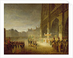Blessing of the Flags in Front of Notre-Dame in 1804 by French School
