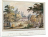 Sketch in the Gardens at Aulnay, 1817 by James Forbes