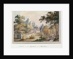 Sketch in the Gardens at Aulnay, 1817 by James Forbes