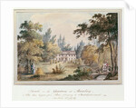 Sketch in the Gardens at Aulnay, 1817 by James Forbes