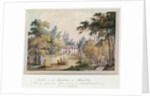 Sketch in the Gardens at Aulnay, 1817 by James Forbes