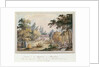 Sketch in the Gardens at Aulnay, 1817 by James Forbes