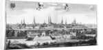 View of Lubeck by Matthaus the Elder Merian