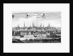 View of Lubeck by Matthaus the Elder Merian