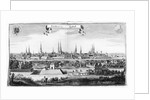 View of Lubeck by Matthaus the Elder Merian