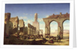 Ruins of the Mosque of the Caliph El Haken, Cairo, c.1840 by Prosper Georges Antoine Marilhat