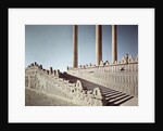View of the east staircase of the Apadana c.515 BC by Achaemenid
