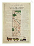 Map of the Paris to St. Germain Railway, by A.M. Perrot, 26th August 1837 by French School