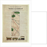 Map of the Paris to St. Germain Railway, by A.M. Perrot, 26th August 1837 by French School