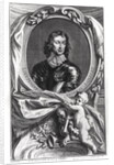 Portrait of Lieutenant General John Lambert engraved by Jacobus Houbraken by English School
