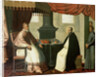 St. Bruno and Pope Urban II 1630-35 by Francisco de Zurbaran