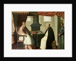 St. Bruno and Pope Urban II 1630-35 by Francisco de Zurbaran