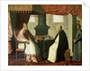 St. Bruno and Pope Urban II 1630-35 by Francisco de Zurbaran