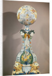Celestial sphere on a pedestal with four lions, 1725 by Pierre Chapelle